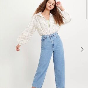 Levi's Women's Sky Blue Ankle Jeans